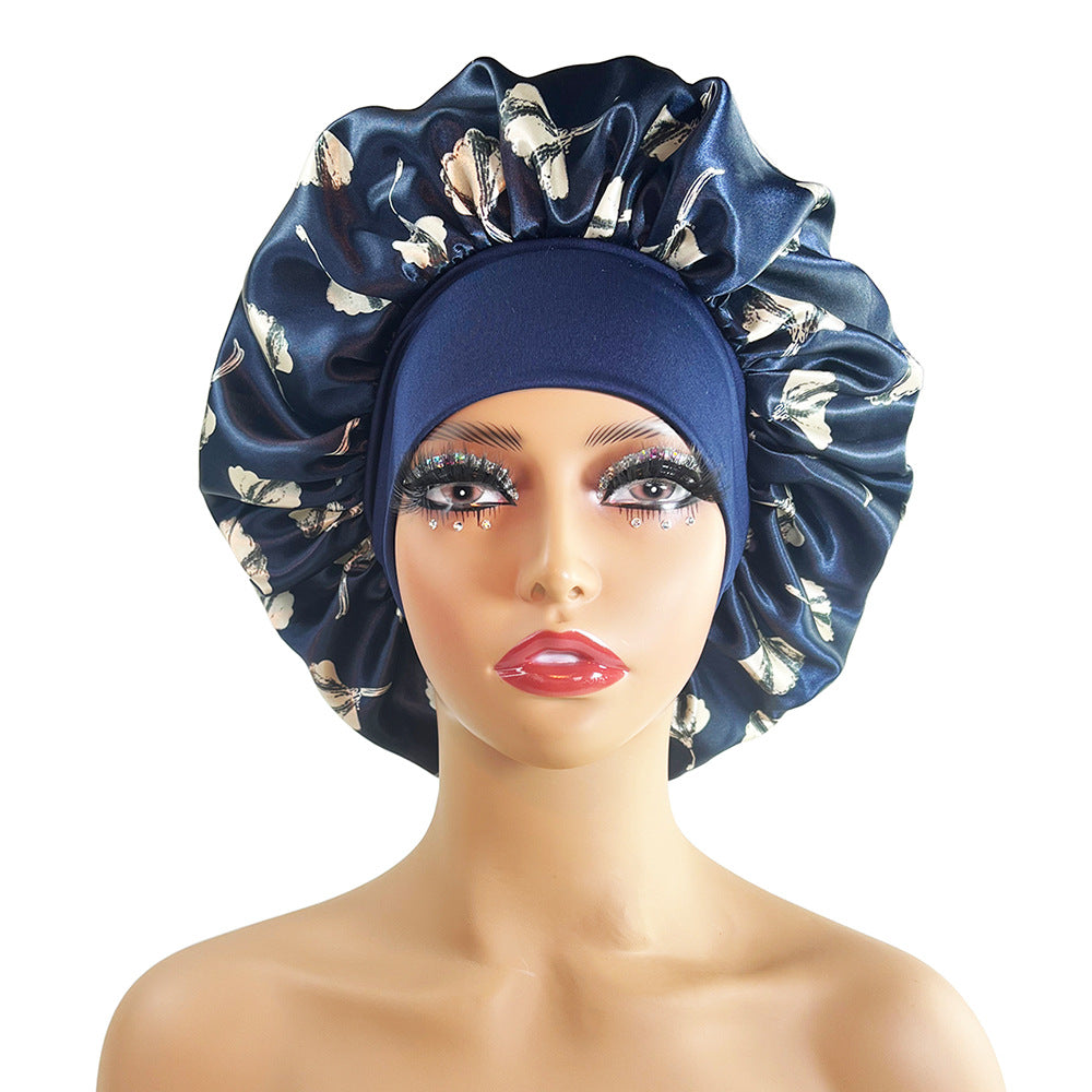 Wholesale Wide Brimmed Satin Nightcaps